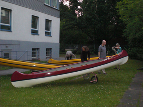 Feierabend- Kanutour im Juli 2012